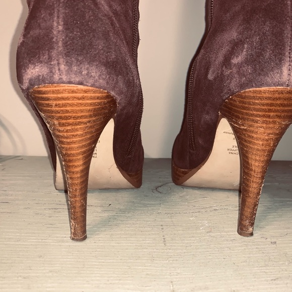 Bakers, suede platform, boots, size 7 brown - Picture 9 of 16